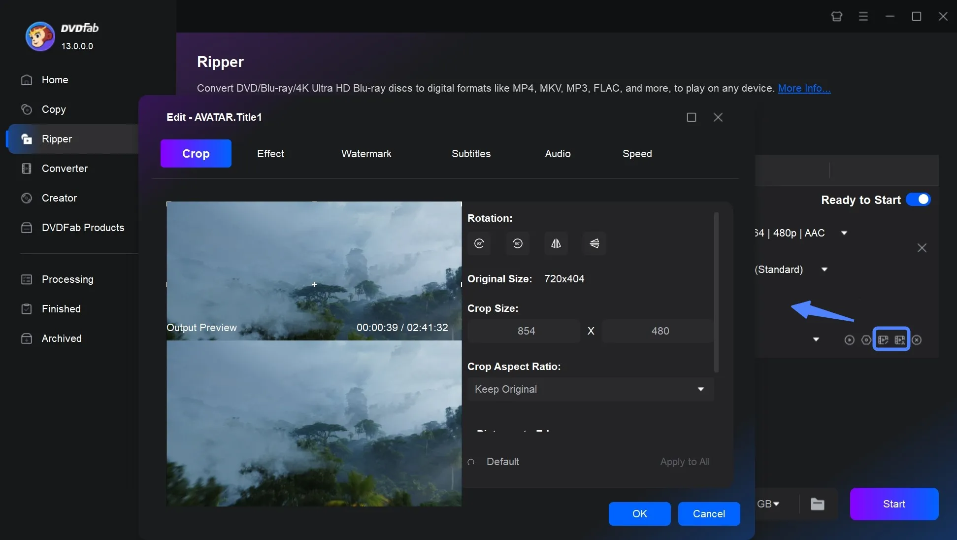 Edit your video with the built-in editor