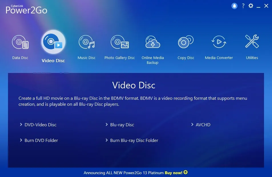 Best Blu-ray Burner Software: Power2Go