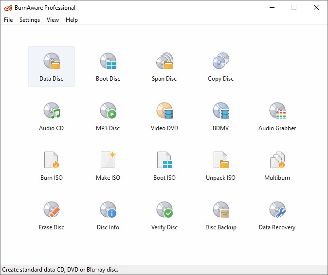  free DVD burner software: BurnAware