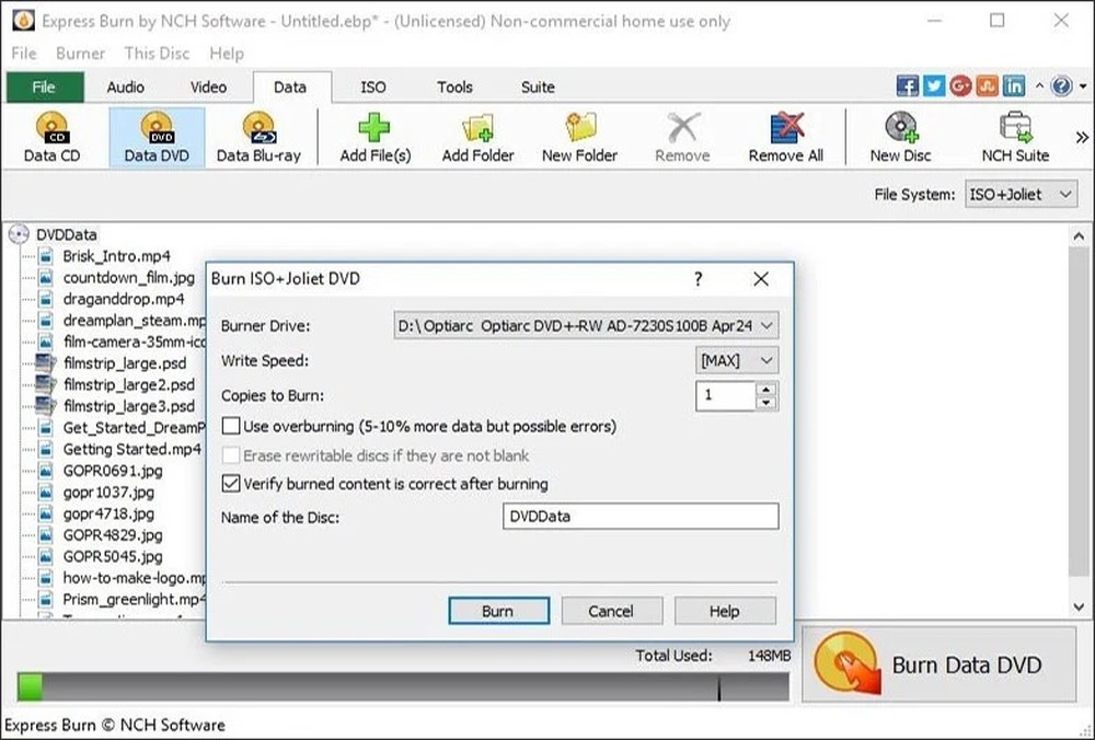 Best DVD burner software: DeepBurner