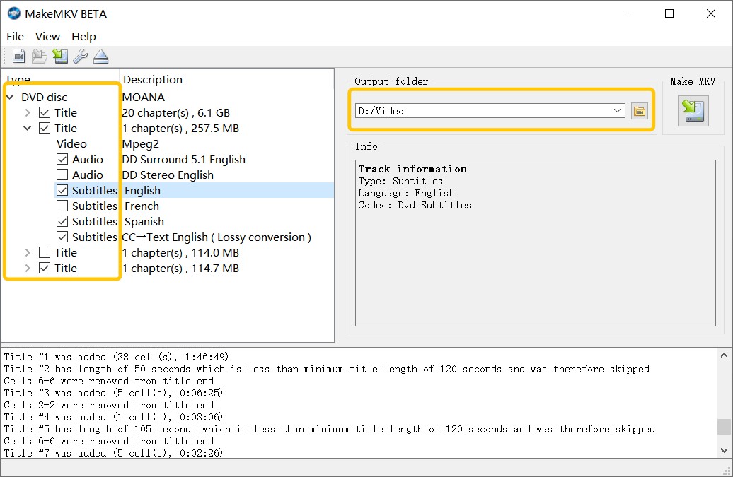 MakeMKV Beta (Best for Lossless Backup, Free for DVD)