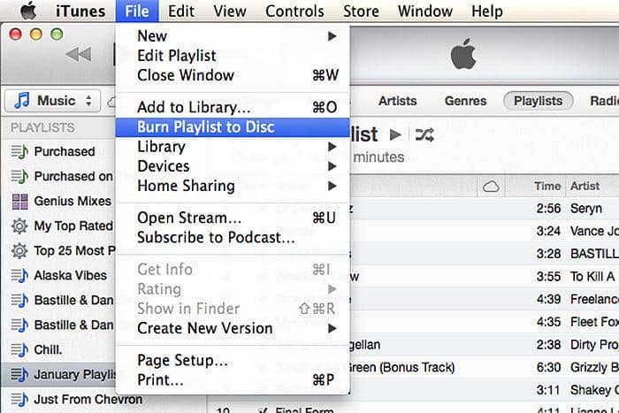 Free DVD Burning Mac Program for Music CD