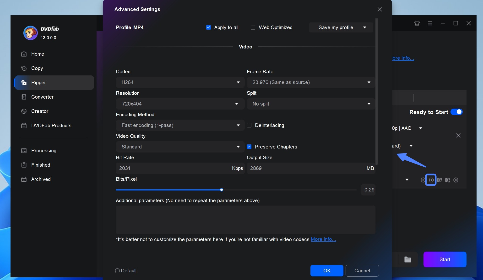 Convert DVD to USB using DVDFab DVD Ripper