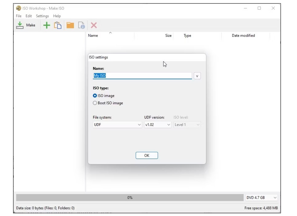 How to create ISO files from Folders with ISO Workshop