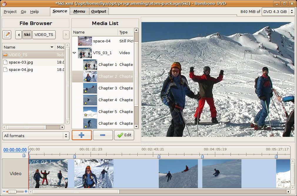 Bombono DVD DVD Authoring Software