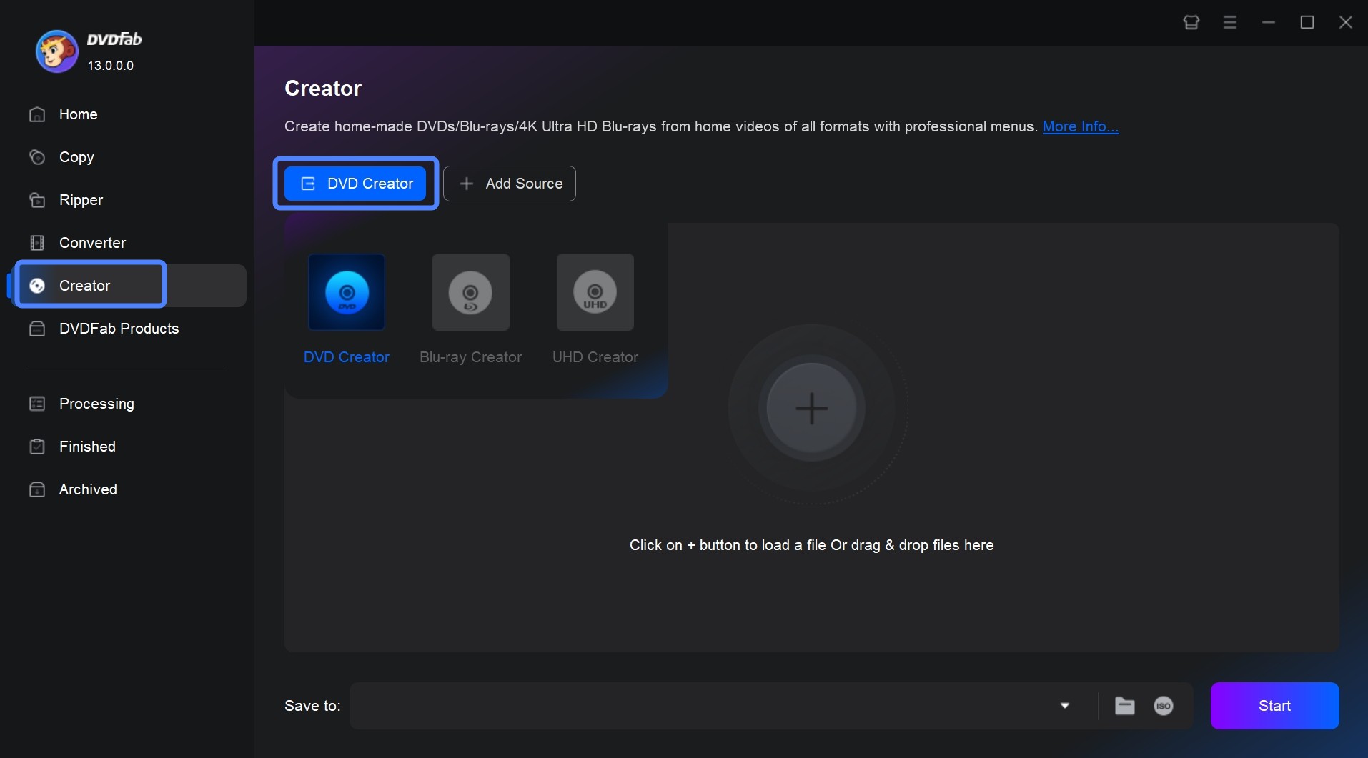 DVD Flick:How to Use DVDFab DVD Creator to Create DVDs?