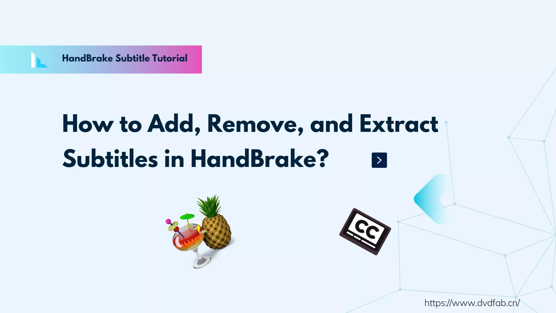 handbrake subtitle tutorial