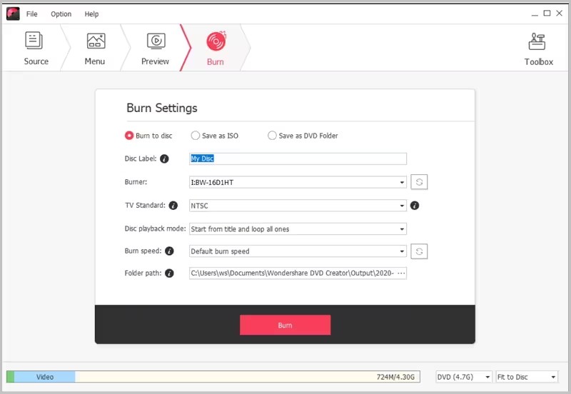 How to Convert Video to DVD with iSkysoft DVD Creator
