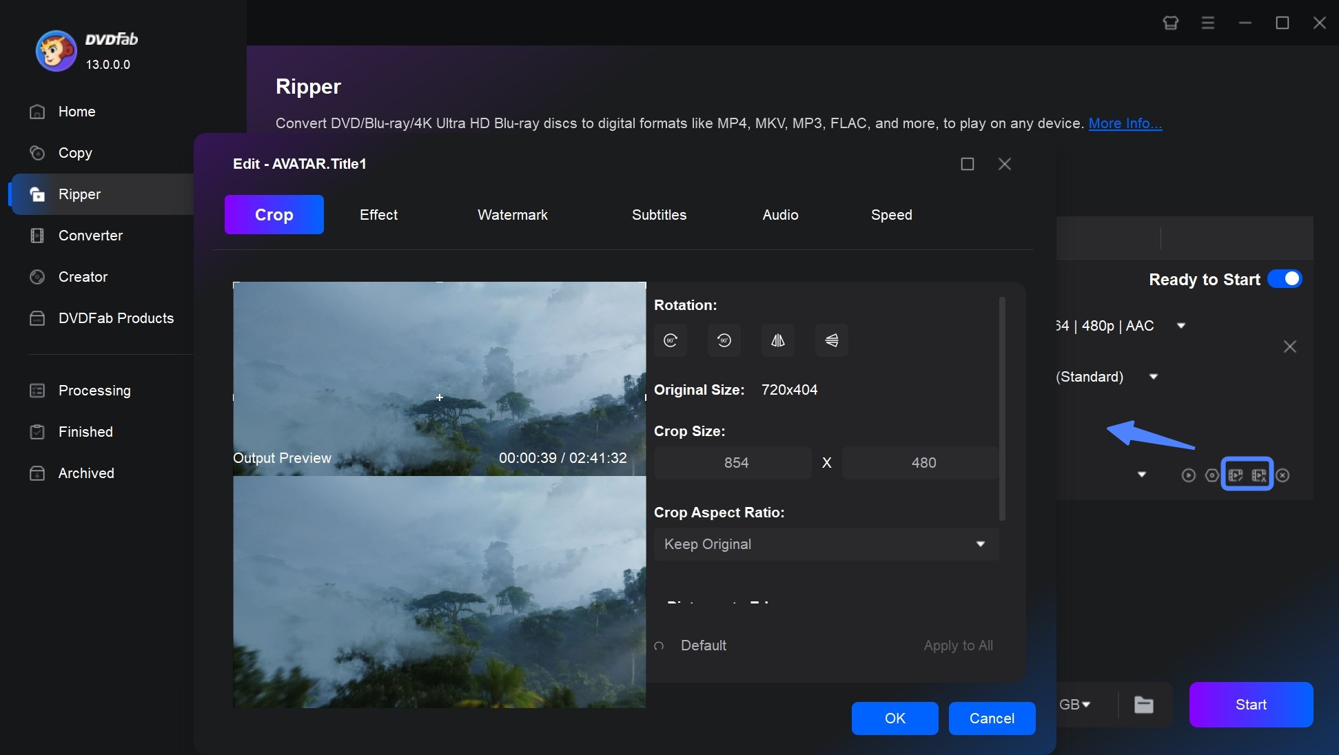 How to convert ISO to MKV passthrough with DVDFab DVD Ripper
