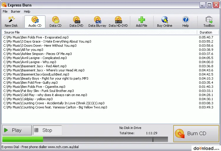 Best Blu-ray Burning Software: Express Burn